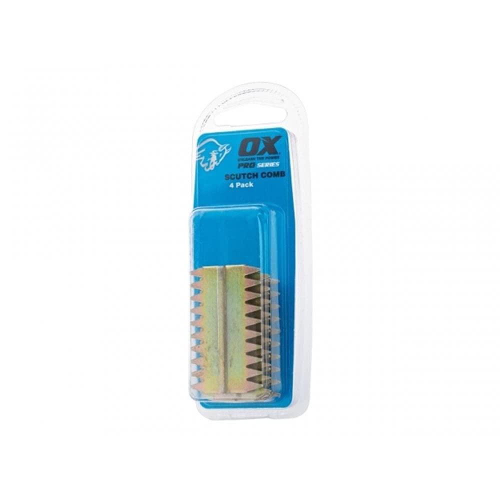Ox Group Uk Ox Tools Ox-P080750 Ox Pro 50Mm Scutch Combs - 4 Pack Ea