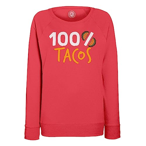 Sweatshirt Tacos pour femme en coton style street food mexicain