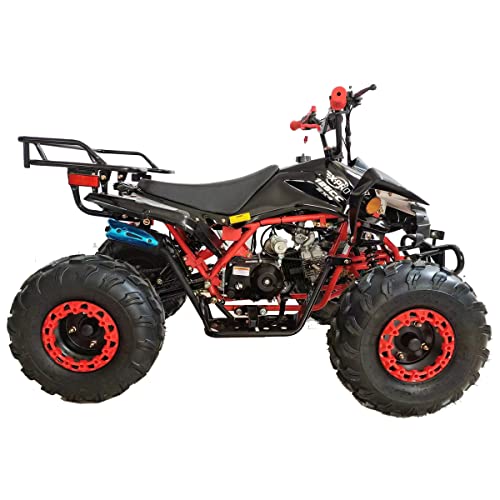 X-PRO 125cc ATV Automatic Transmission w/Reverse, LED Headlight, Big 19"/18" Tires! (Black, Factory Package) - Image 3