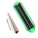 VOVCAMLS Cigarette Cone Roller, Cigarette Rolling Machine 78mm Plastic Cigarette Maker (Green, 78mm)