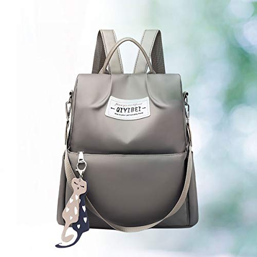 Mochila de nylon simples para todas as combinações à prova d'água e antirroubo, bolsa de armazename