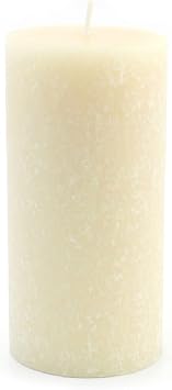 Root Candles Unscented Candles Premium Beeswax Blend Pillar Candle, 3 x 6-Inch, Buttercream