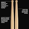 Meinl Stick & Brush Drumsticks, Concert HD4 — American Hickory with Barrel Shape Wood Tip — MADE IN GERMANY (SB131) #3