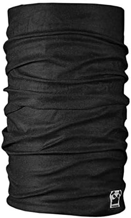 Black Seamless Sun Protection Gaiter and Face Mask