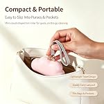 Mini Lint Roller Travel Size, Portable Refill‑Ready Lint Roller with Lanyard for Purse, Pet Hair & Pilling Remover Roller for Clothes, Compact Travel Essentials - Image 6