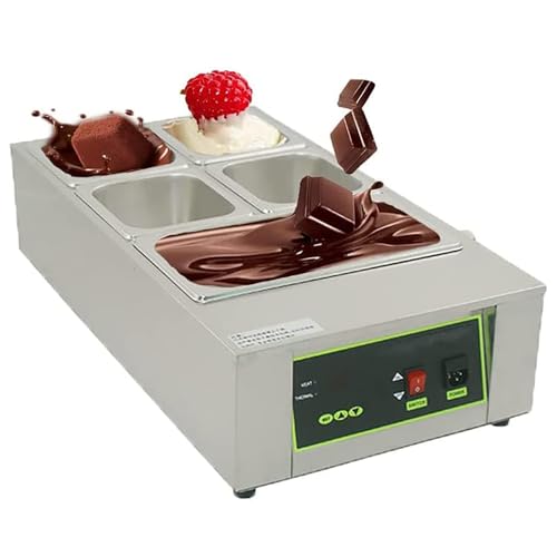 Máquina Comercial Têmpera Chocolate 1000w 0,95 ℃ Máquina Fusão Chocolate Com Controle Automático Tem