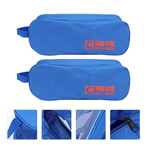 Hemoton 2Pcs Bolsa para Sapatos de Viagem Bolsa de Sapatos Portátil à Prova D'água à Prova de Poeir