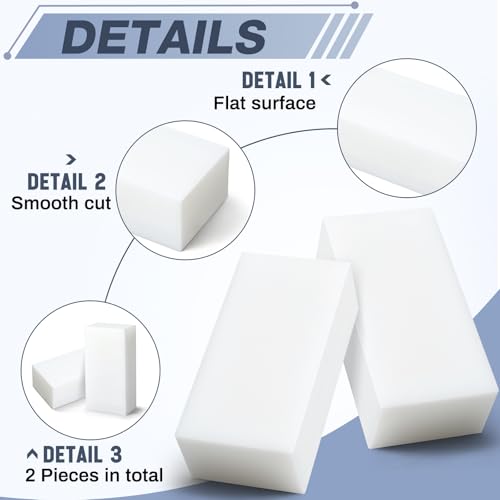 Image of Colingmill 2 Pcs Hdpe Plastic Block 2 inch x 3 inch x 6 inch, Polyethylene Solid Plastic Block for Machining, Home Floor Improvement, Prototyping, DIY Projects, Engineering (White)