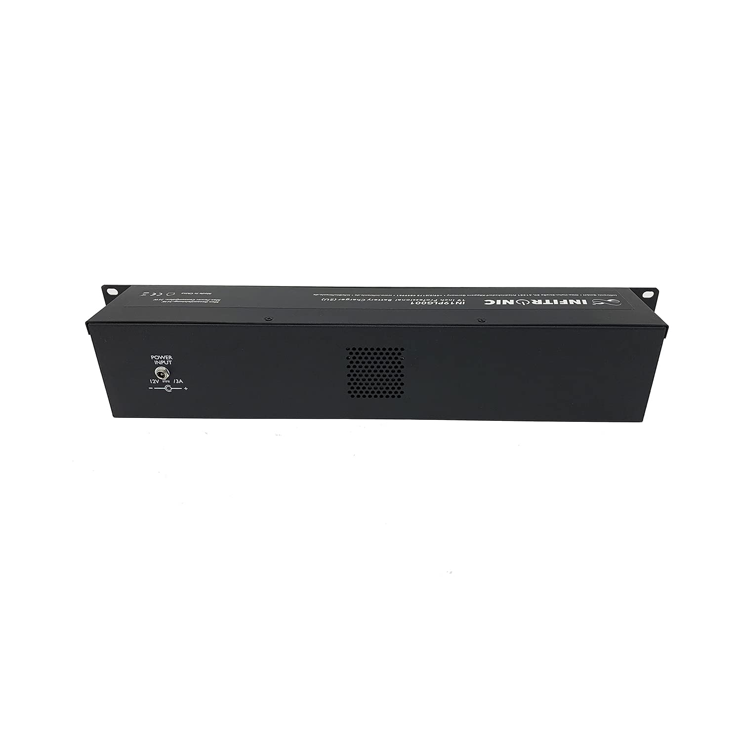 Infitronic IN19PLG001 – Cargador de batería Profesional de 19 Pulgadas 2HE para 16 Pilas Ni-MH AA/AAA