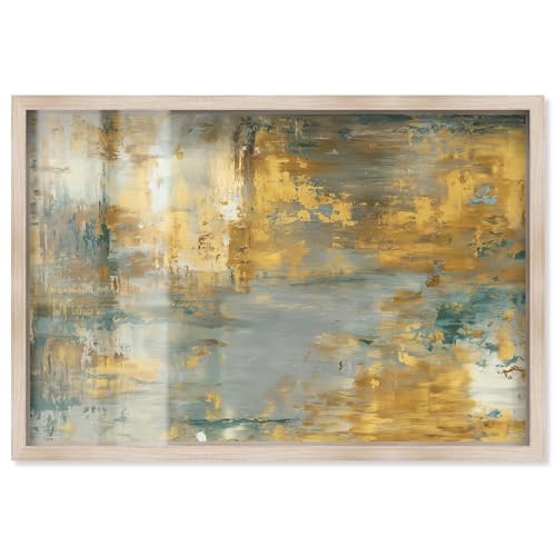Rustic Glamour I Shadowbox Print Golden Wall Decor by Art