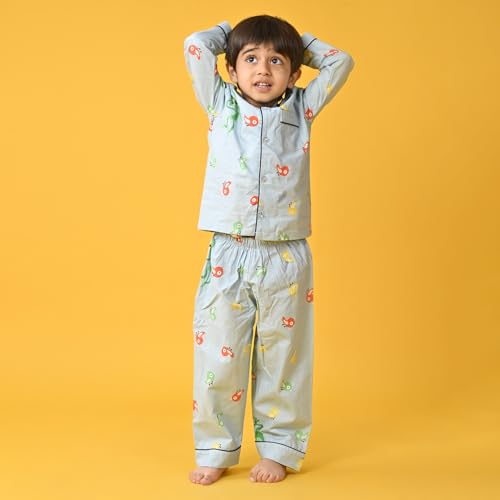 Image of Jam & Sugar Boys Cotton Printed Night Suit Set
