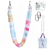 F.Life Aerial Yoga Hammock 5.5 yards Premium Aerial Silk...
