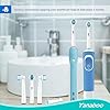 Oral B Compatible Toothbrush Head, Yanaboo Replacement Brush Heads for Most Braun Oral B Electric Toothbrushes of Vitality Pro Smart Genius Series, Precision Clean and Plaque Removal (8 Pack in White) #5