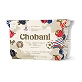 Chobani® Low-Fat Vanilla Greek Yogurt, Mixed Berry on the Bottom 5.3oz 4-pack
