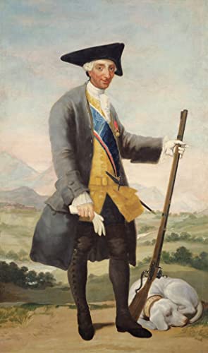 Tableau Goya Le roi Carlos III pour habiller un mur vide déco chambre vintage chic 60x90