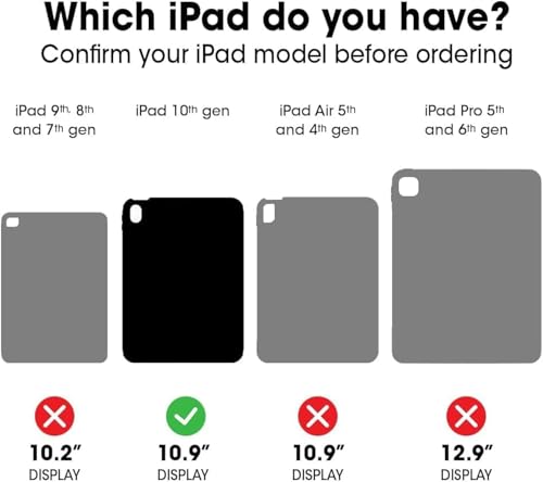 OtterBox iPad 10th Gen (Only) - Defender Pro Series Case - Black - Screenless - Rugged & Durable - Multi-Layer Protection - USB-C to USB- C Cable Included - Non-Retail Packaging by OtterBox - Image 4