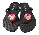 Bling Mickey Mouse Disney Flip Flops Sandals for Girls and Ladies
