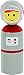 Wooden Stacker Toy Space Rocket - 6 Magnetic Stacking Pieces - Magnet Building Set with Surprise Astronaut Inside, Fun Hands On Game for Kids, All Natural Wood Set, Childrens Interactive Play Gift