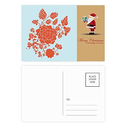 Lot 20 cartes postales roses rouges motif floral pour correspondance