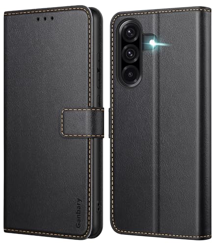 Ganbary Coque pour Samsung Galaxy A36 5G / A56 5G, [Housse en Cuir PU Premium] [Etui à Rabat] [Pochette de Portefeuille], Étui de Protection pour Samsung Galaxy A36 5G...