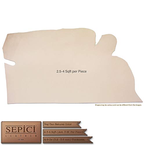 Full Grain Veg Tan Single & Double Shoulder's (Craftsman Grade) By Sepici (2.5-4 Ft -Single Shoulder) #TOP3