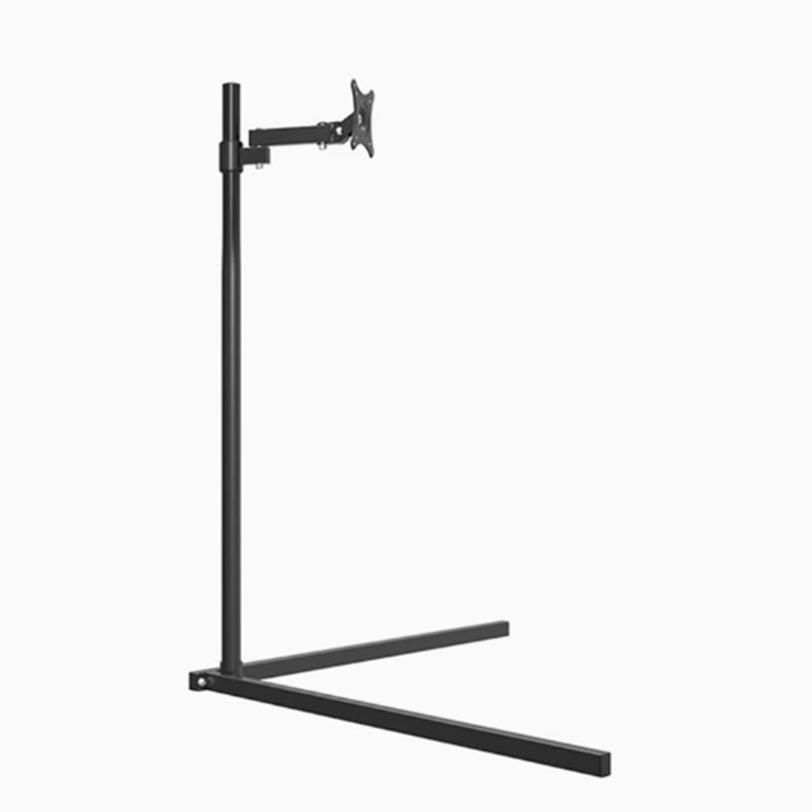 Support de Sol pour écran LCD - Trépied pour Moniteur, Support de Sol pour écran TV, Cadre Universel Mobile de Levage et de Rotation, Support de Sol pour écran LCD,One Cross Arm