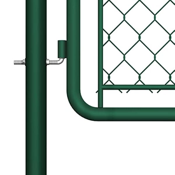 TOYOCC Meubelset Tuinpoort Staal 125x395 cm Groen