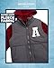 AEROPOSTALE Boys Sweat Set - 3 Piece Pullover Boys Hoodie Puffer Vest and Jogger Sweatpants Kids Youth Matching Set (8-12), Size 10, Castlerock Syrah
