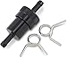 Emgo 14-34432 Black 5/16" Aluminum CNC Fuel Filter