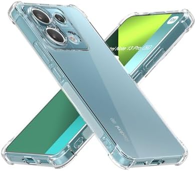 Cresee Xiaomi Redmi Note 13 Pro 5G/Poco X6 5G Case, Clear Hard