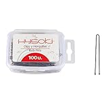 hysoki hk 636  Horquillas Moño Hysoki Negro, Bote 100 Unidades