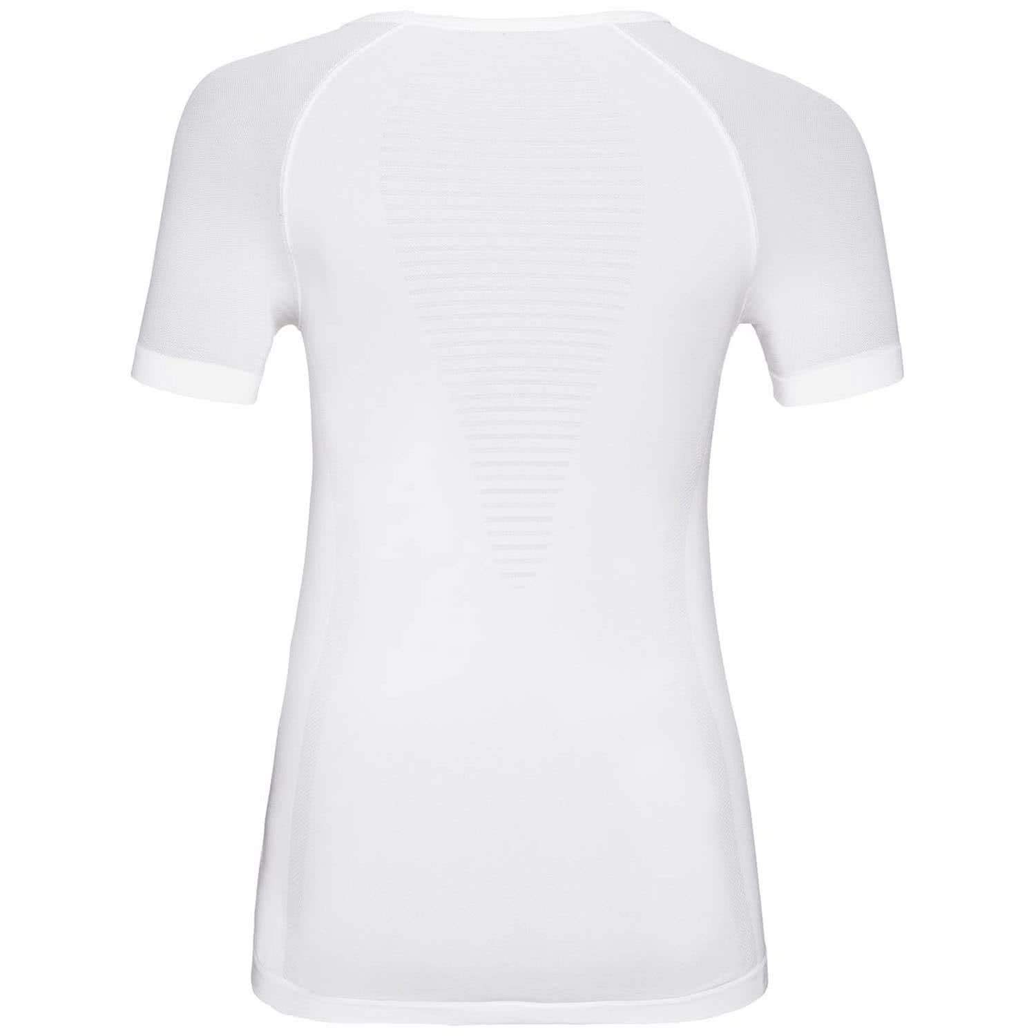 Odlo Damen BL TOP Crew Neck s/s Performance X-Light, White, L