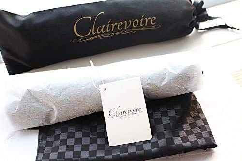 Clairevoire Keyboard & Digital Piano Dust Cover For 88 Keys | Enhanced Waterproof Inner-Lining | Book-Stand Opening | 2023 Universal Minimalist Design | Size-L | Ebony Black #TOP4