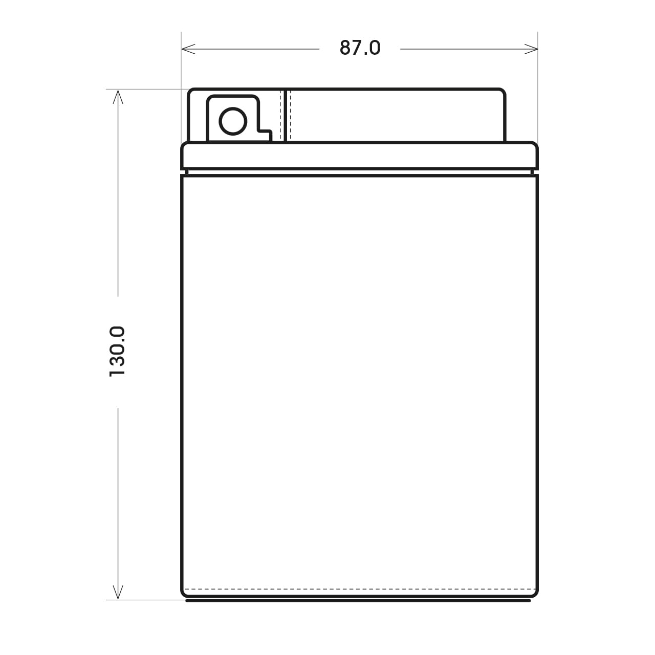BIG Stützbatterie 12V 11Ah AGM AUX12