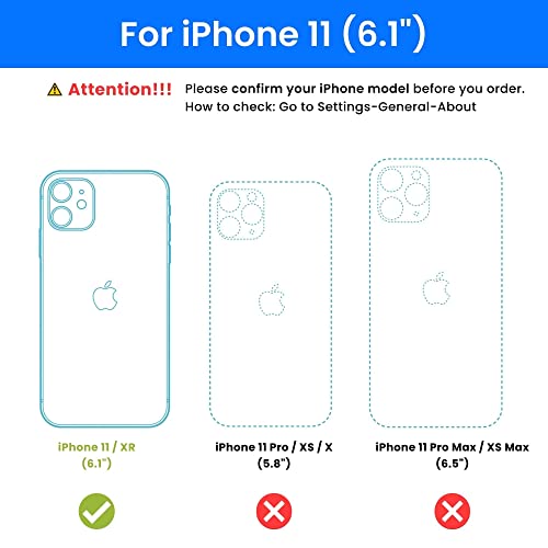 Image of Ocushield Anti Blue Light Tempered Glass Screen Protector of iPhone XR & iPhone 11 (6.1 inch) - Blocks Blue Light, Prevents Eye Strain & Helps You Sleep Better, 9H Hardness & Case Friendly