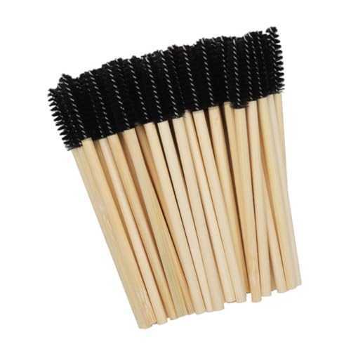 VICASKY 100pcs Disposable Mascara Applicators Eyelash Brush Eyebrow Wand Neat Application No Mess Easy to Use Portable