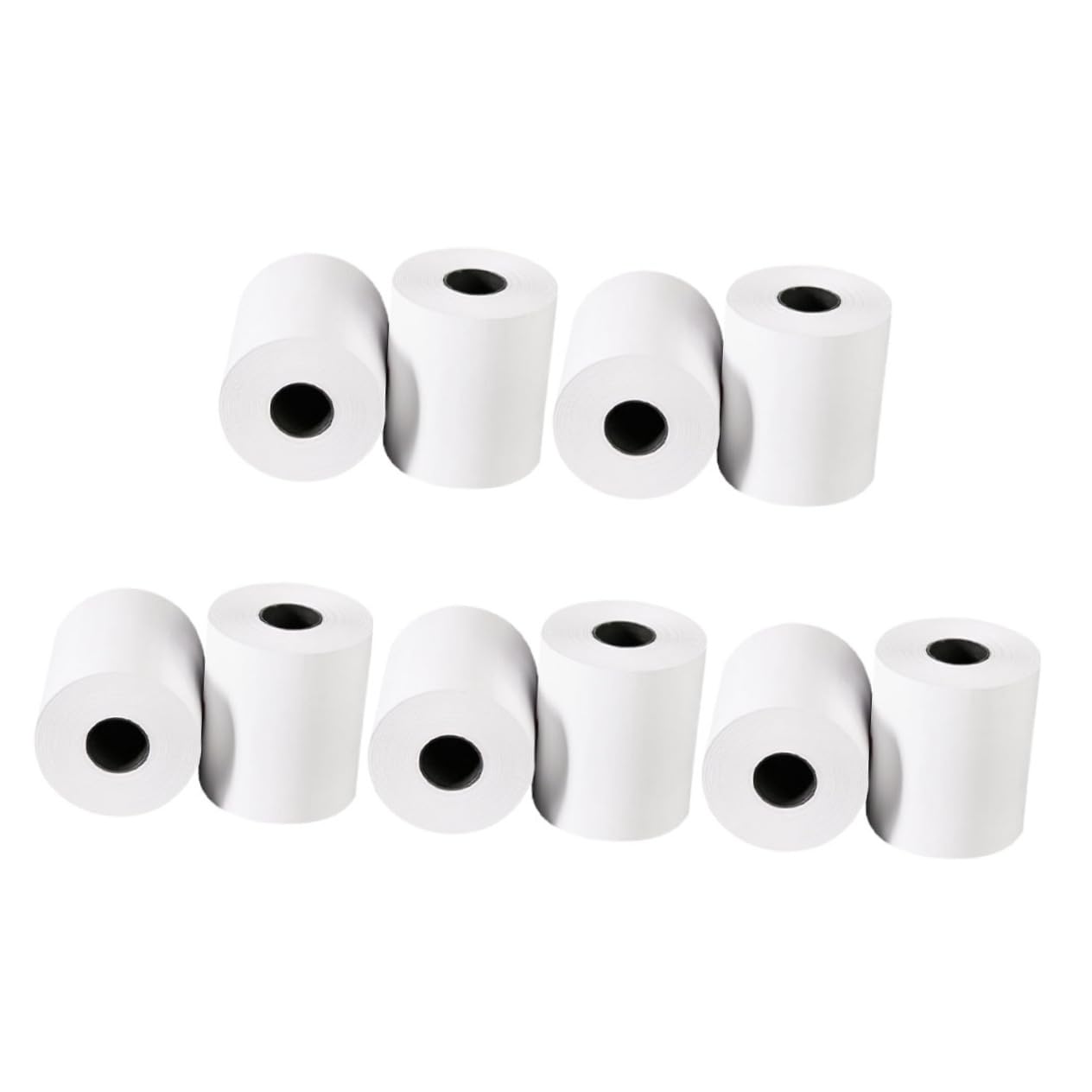 10 Rollos De Papel Térmico Para Impresoras De Recibos, Papel De Impresión Multifunción, Etiquetas Para Supermercados, Tiendas, Cajas Registradoras.