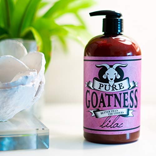 Pure Goatness Premium Goat Milk Lotion Natural Skincare Body Hand And Face Rejuvenating And Cleansing Moisturizer (Lilac, 16Oz) #TOP1