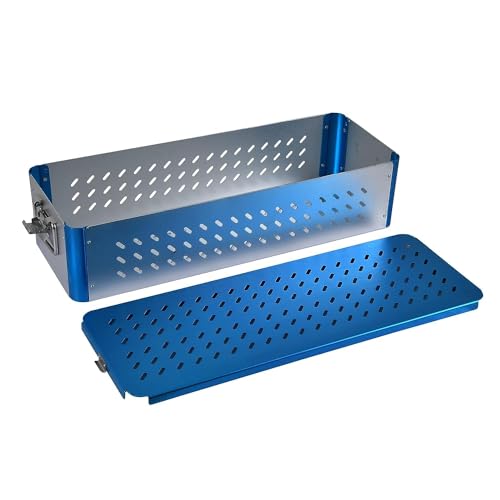 Image of RevitiREVITI Cidex Sterilization Tray Sterilization Box Perfforated with German Dual Locking System for autoclaving surgical instrument