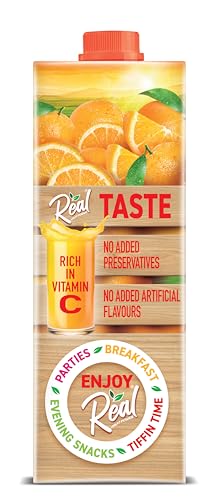 Image of Real Orange Fruit Power, 1L (Pack of 2)