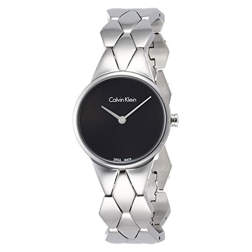 Calvin Klein Dam analog kvartsur med rostfritt stålrem K6E23141