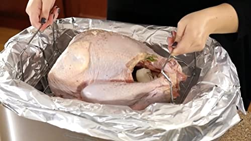 Pansaver Foil Electric Roaster Liners, 3 Box Bundle (6 Liners For Roasters). Fits 16, 18 And 22 Quart Roasters. Best Liners For Roasting Whole Meats. #TOP4