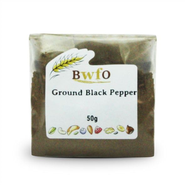 Buy Whole Foods Pepper Black Ground (50g)