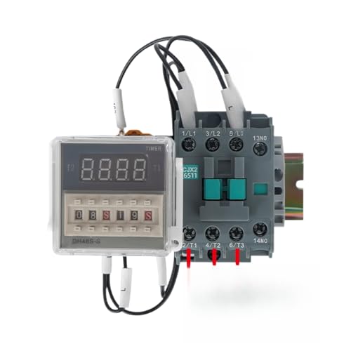 Relais de minuterie 220V pour éviter la surchauffe des moteurs 380V
