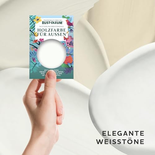 Rust-Oleum Holzfarbe Für Aussen Testerbox - Elegante Weißtöne - Hochglanz
