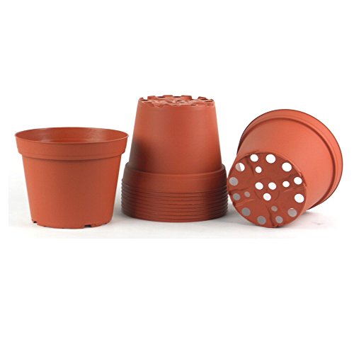6 Inch Teku Plastic Pot Terra Cotta (10 Pack)
