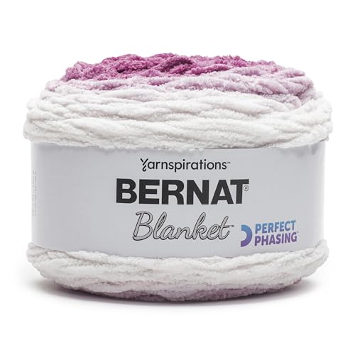 Image of Spinrite Bernat Blanket Perfect Phasing Yarn-Fuchsia