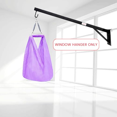 Image of Baby Window Hanger for Cradle | Up to 25 Kg Metal Rod (Wine Colour)