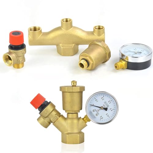 Joywayus Brass Automatic Float Valve Kit 3/8"NPT Air Bleeder Release Vent Valve Pipe Fitting Connector Adapter by Joywayus - Used condition - Image 6