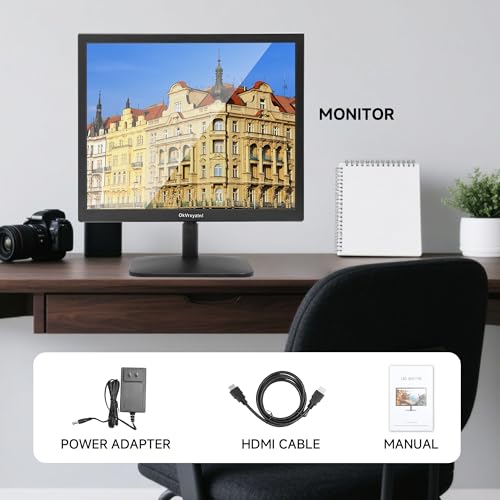 Image of 17 inch Monitor 1280 X 1024 with 45% sRGB Color Correction and 5:4 Aspect Ratio, 75 Hz, VESA Mountable, LED Monitor for PC, Laptop and Computer VGA, HDMI, TN Panel